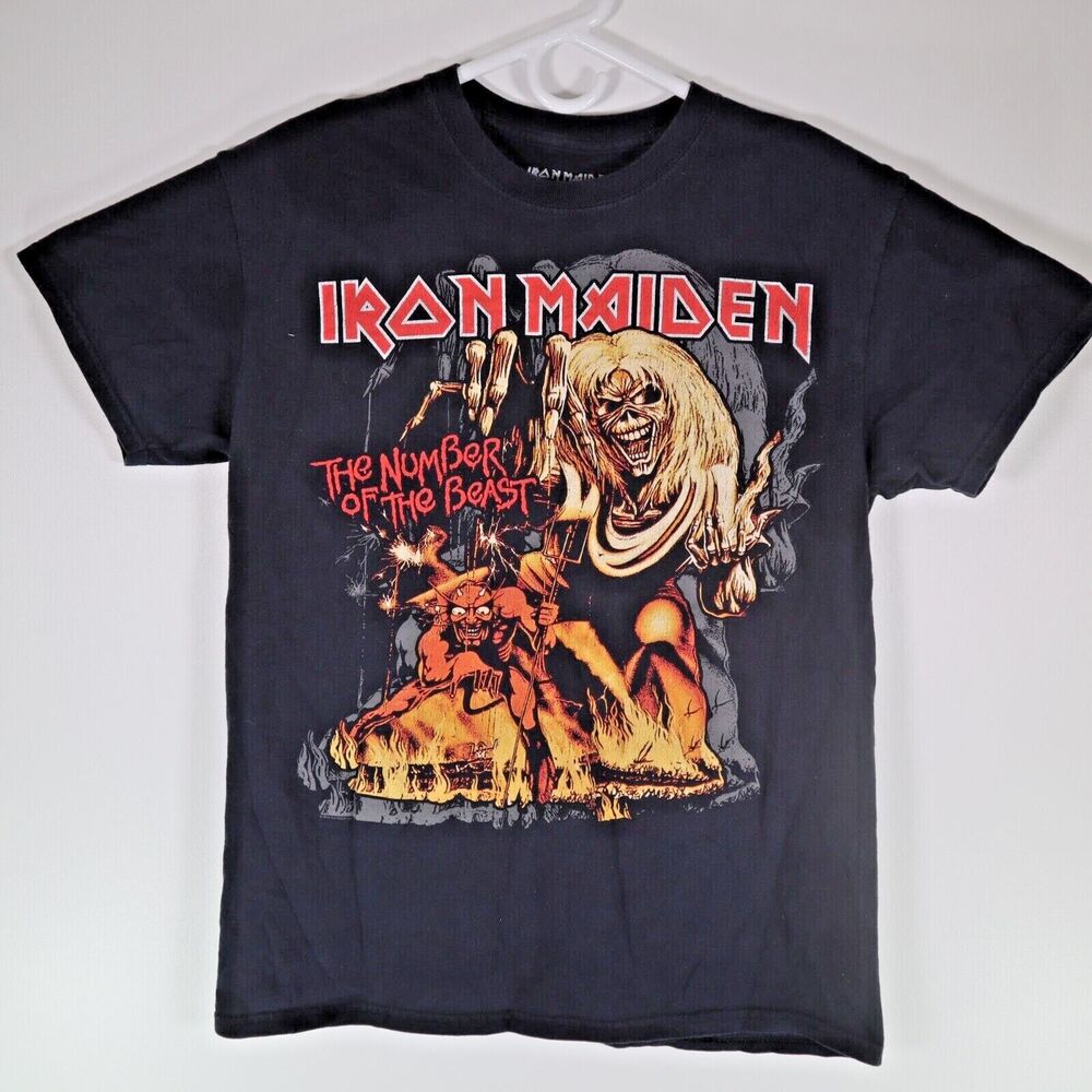 Iron Maiden reprint Number Of The Beast Shirt Size M tshirt 2016